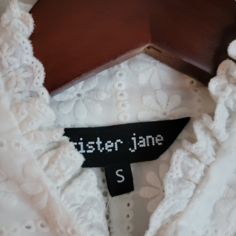 Sister Jane Best Wishes Embroidered Top Size S Nwt — image 6 of 8